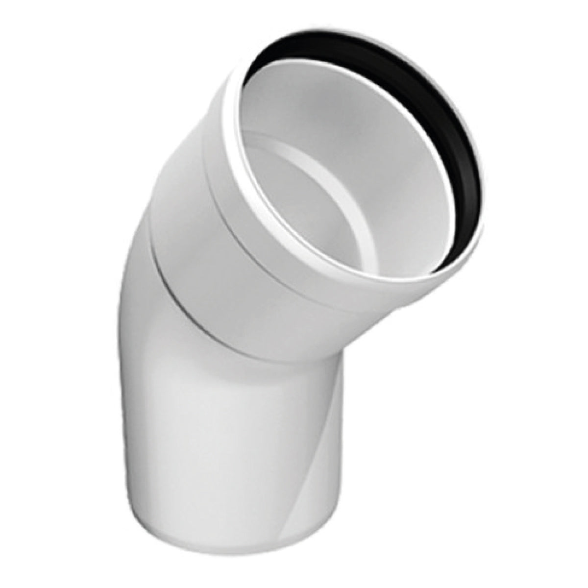 CURVA 45  ° MONOPARETE RIGIDA IN PPS PER CALDAIA A CONDENSAZIONE -  EE ?80  - OLI