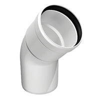 CURVA 45  ° MONOPARETE RIGIDA IN PPS PER CALDAIA A CONDENSAZIONE -  EE ?80  - OLI