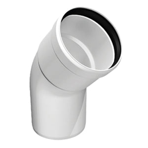 CURVA 45  ° MONOPARETE RIGIDA IN PPS PER CALDAIA A CONDENSAZIONE -  EE ?80  - OLI