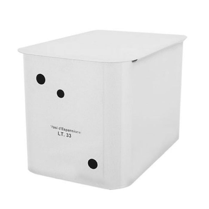 VASO ESPANSIONE APERTO IN ACCIAIO INOX AISI 304 SENZA RACCORDI - LT 33  - EUF