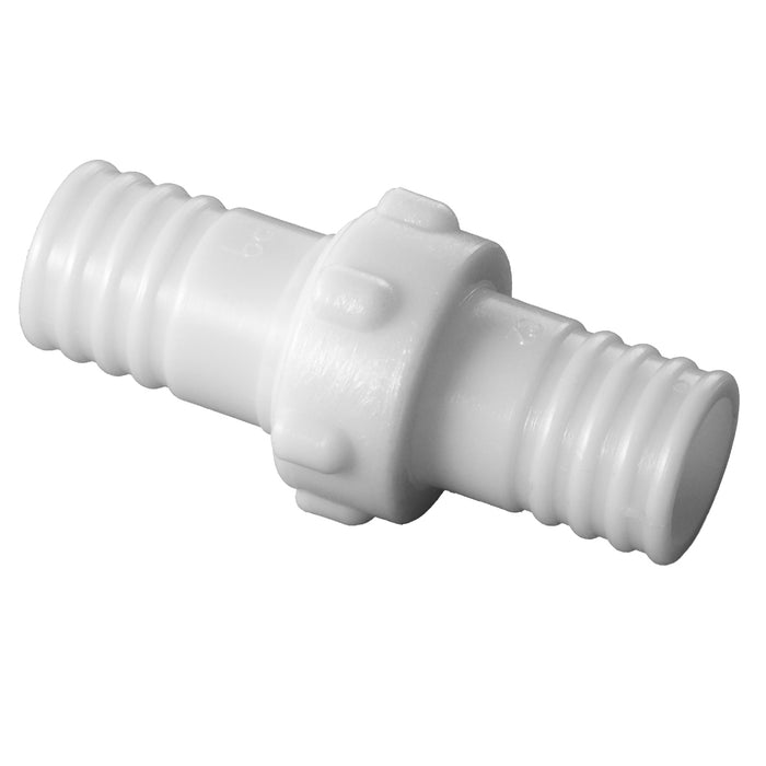 RACCORDO PORTAGOMMA TRE PEZZI DIRITTO CON ACCOPPIAMENTO CONICO PER TUBI FLESSIBILI. - 20 (25/32) - H.97  - BUC