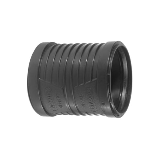 MANICOTTO DOPPIO BICCHIERE AD INNESTO CON BATTUTA IN PP E GUARNIZIONE SERIE SITECH+ INSONORIZZATA - ø110  - WAV