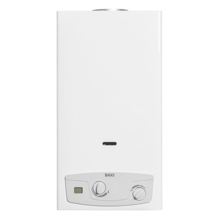 SCALDABAGNO A GAS TIRAGGIO NATURALE MODELLO ACQUAPROJECT BLUE LT 11 - GPL 19,4 KW  - BAX