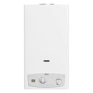 SCALDABAGNO A GAS TIRAGGIO NATURALE MODELLO ACQUAPROJECT BLUE LT14 - MET 24,4 KW  - BAX