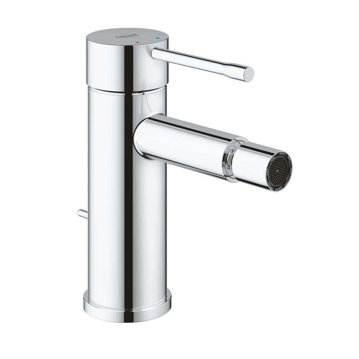 RUBINETTO MISCELATORE MONOCOMANDO CROMATO PER BIDET SERIE ESSENCE - SCARICO 11/4  - GRO