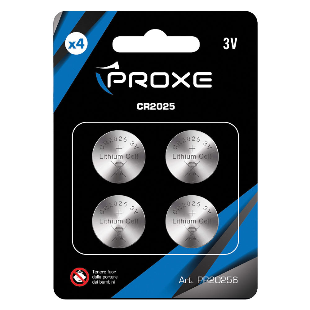 PILA A BOTTONE '2025' Pz 4 - 3 V  - PROXE