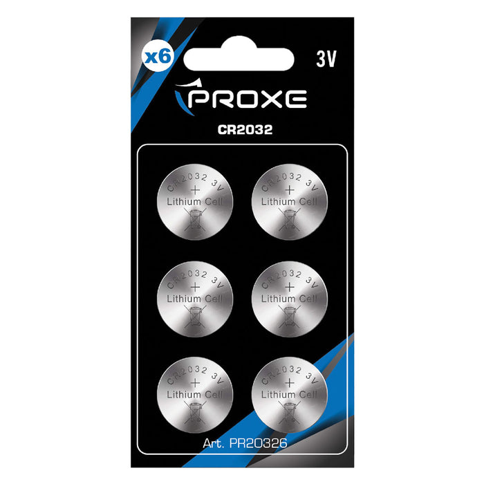 PILA A BOTTONE '2032' Pz 6 - 3 V  - PROXE