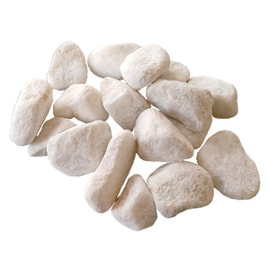 CIOTTOLI ORNAMENTALI 'BIANCO CARRARA' granulometria 15/25 mm  - Senza Marca