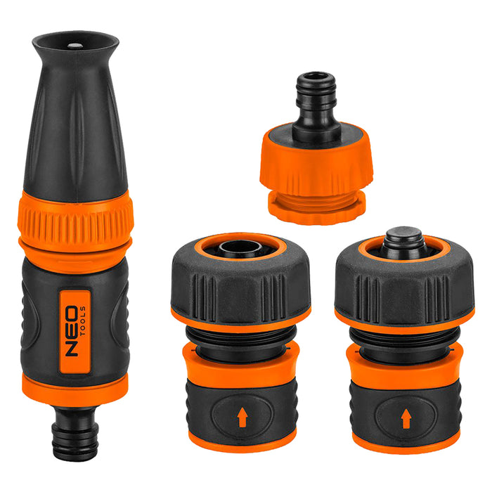 LANCIA E RACCORDI RAPIDI IN SET c/adattatore 1 - 3/4  - VERTO