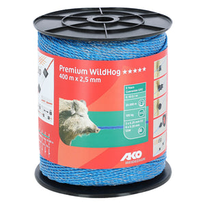 FILO ELETTRIFICATO TONDO PER RECINTO 'PREMIUM WILDHOG' mt. 400  - ALBERT KERBL