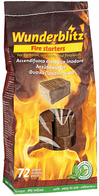 ACCENDIFUOCO ECOLOGICO  72 cubetti (sacchetto) 12.00 pz