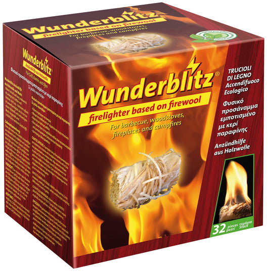 ACCENDIFUOCO ECOLOGICO IN RICCIOLI  32 pezzi 12.00 pz