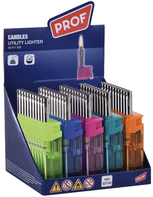 ACCENDIGAS COBIA TRANSPARENT  col. Assortiti 50.00 pz