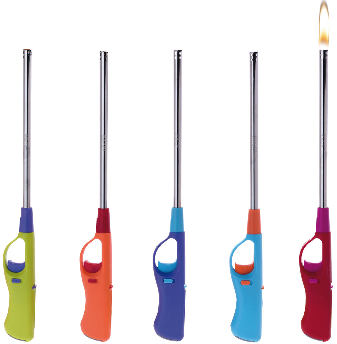 ACCENDIGAS CANNA LUNGA SEAHORSE  col. Assortiti 16.00 pz