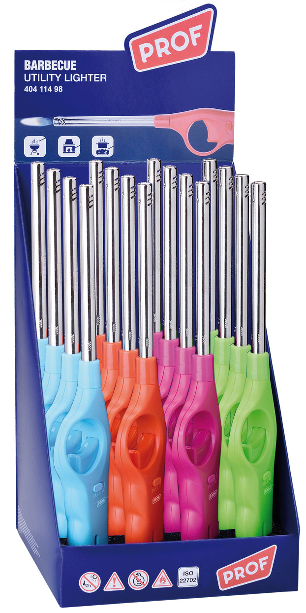 ACCENDIGAS ''HAKE''  col. Assortiti 16.00 pz