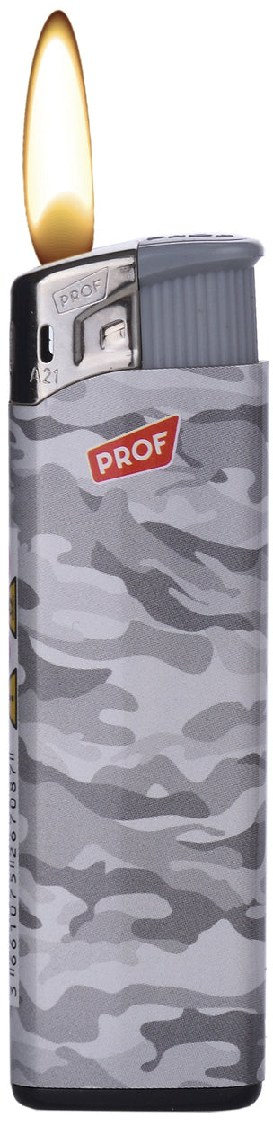 ACCENDINO ELETTRONICO CAMOUFLAGE  Fantasie assortite 50.00 pz