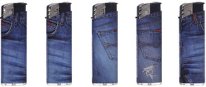 ACCENDINO ELETTRONICO JEANS DL  Fantasie assortite 50.00 pz
