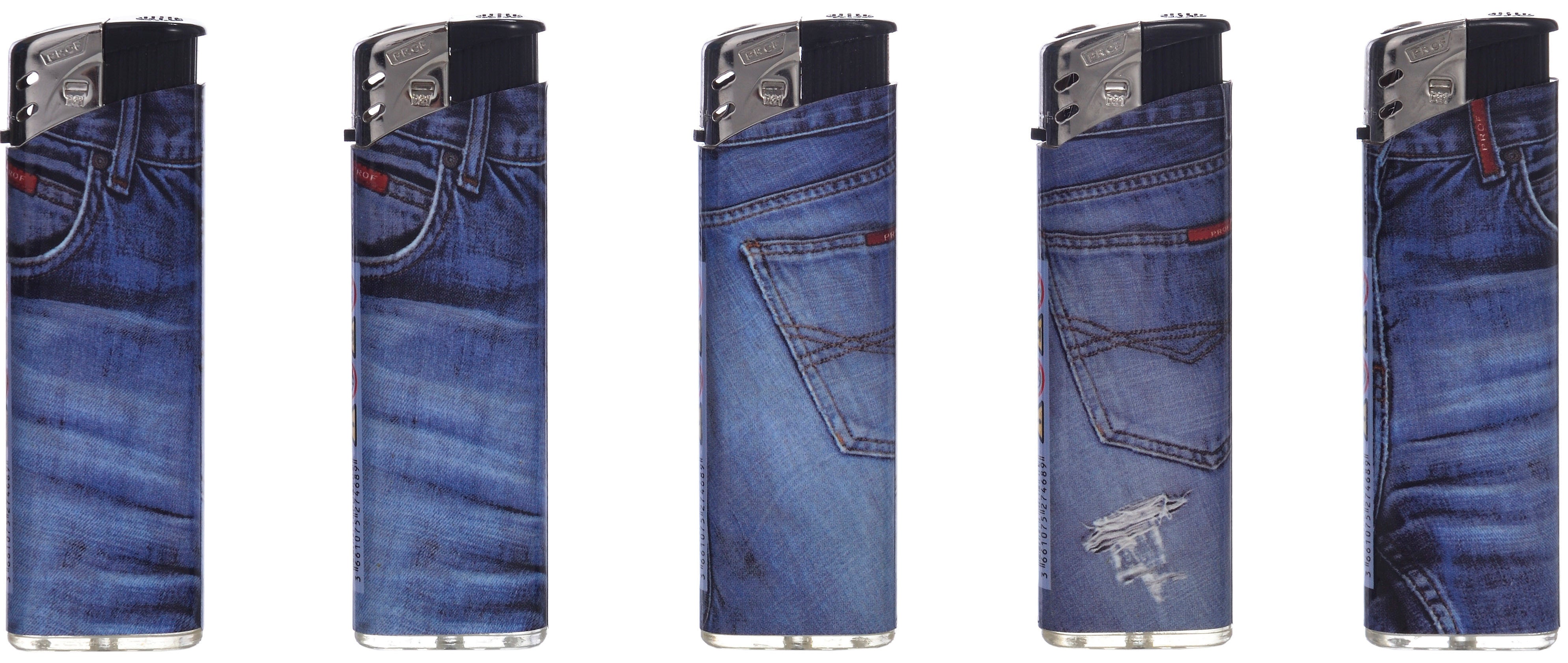 ACCENDINO ELETTRONICO JEANS DL  Fantasie assortite 50.00 pz