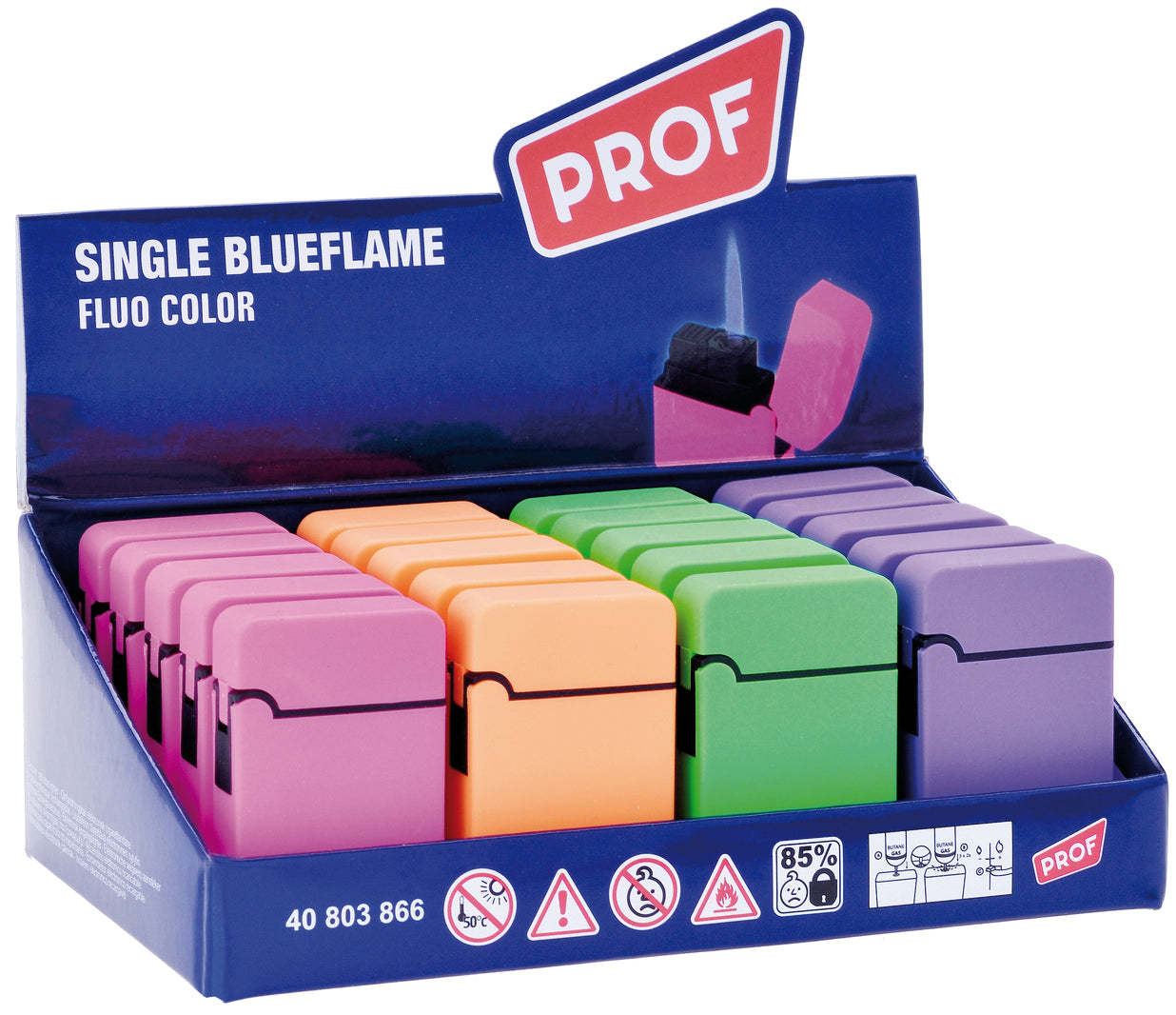 ACCENDINO FIAMMA BLU TRENDY COLORS  col. Assortiti 20.00 pz