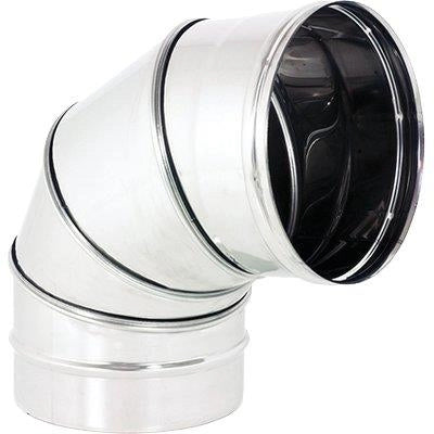 GOMITO INOX AISI 316 90  ° GIREVOLE  CM 20