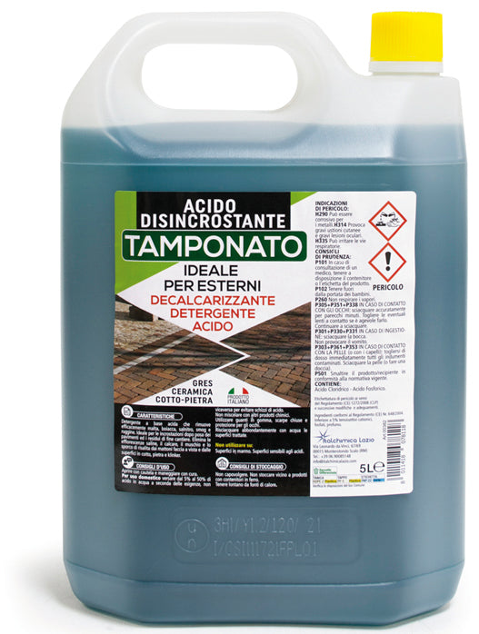 ACIDO DISINCROSTANTE TAMPONATO lt. 5 4.00 pz