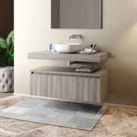 CASSETTONE BAGNO SOSPESO 100CM - DIM. CM(LXPXH): 100X46X30  OLMO  - MOB