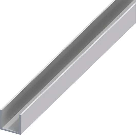 Alfer PROFILO A U ALLUMINIO Argento Satinato mm. 10x10x1 mt. 1 5.00 pz