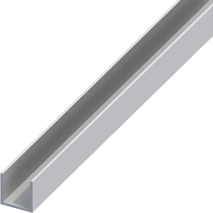 Alfer PROFILO A U ALLUMINIO Argento Satinato mm. 10x15x1 mt. 1 5.00 pz