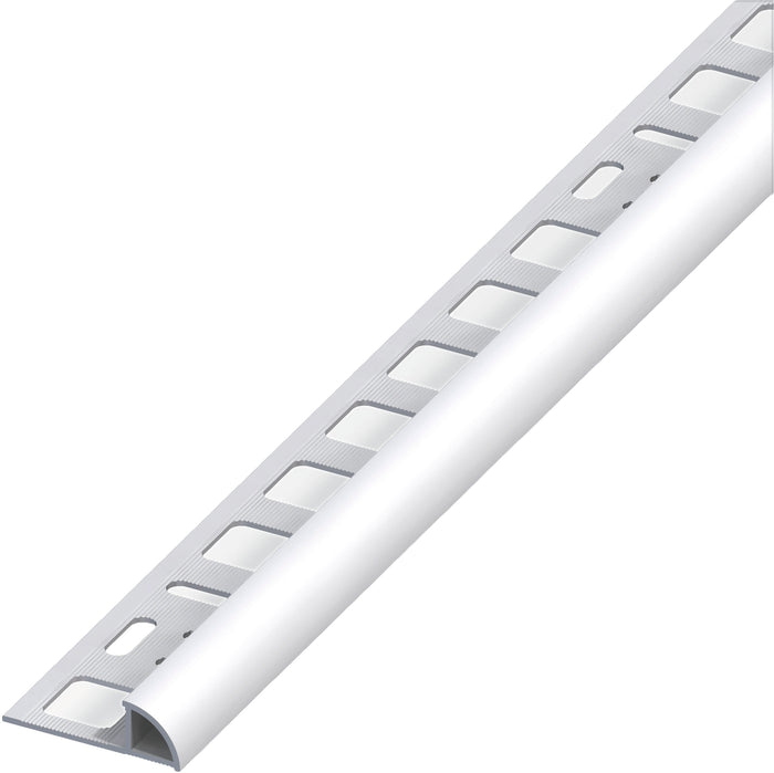 Alfer PROFILO AD ANGOLO JOLLY ALLUMINIO Argento Satinato  mm. 8x2,5 mt. 5.00 pz