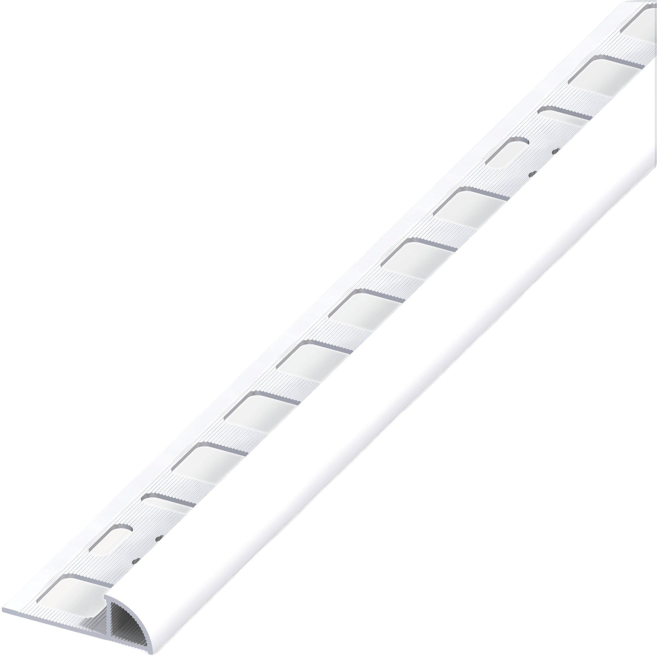 Alfer PROFILO AD ANGOLO JOLLY PVC Bianco Brillante  mm. 8x2,5 mt. 5.00 pz