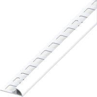 Alfer PROFILO AD ANGOLO JOLLY PVC Bianco Brillante  mm. 8x2,5 mt. 5.00 pz