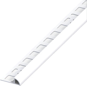 Alfer PROFILO AD ANGOLO JOLLY PVC Bianco Brillante  mm. 8x2,5 mt. 5.00 pz