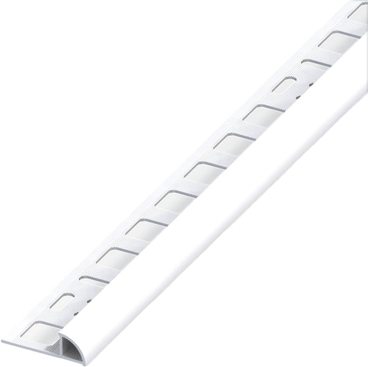 Alfer PROFILO AD ANGOLO JOLLY PVC Bianco Brillante  mm. 8x2,5 mt. 5.00 pz
