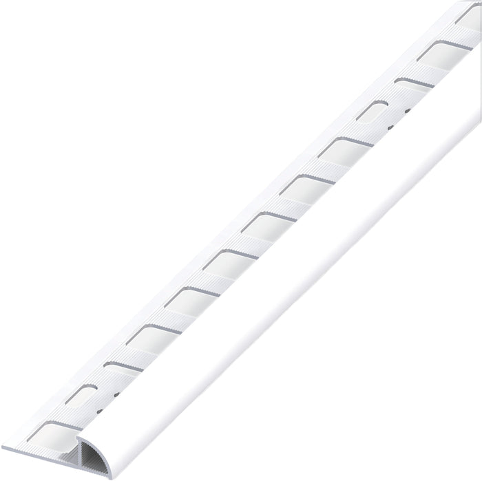 Alfer PROFILO AD ANGOLO JOLLY PVC Bianco Brillante mm. 10x2,5 mt. 5.00 pz