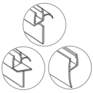 GUARNIZIONE PER BOX DOCCIA CROMATO MODELLO KEPLERO A MARCHIO MOBO - 04  GUARNIZIONE PER MODELLO KEPLERO  - MOB