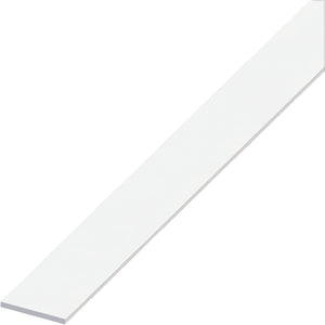 Alfer PROFILO BARRA PIATTA ALLUMINIO Bianco mm. 15x2 mt. 2 5.00 pz