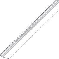 Alfer PROFILO PER BORDI UNGHIETTA ALLUMINIO Argento Cromato mm. 18x5,8x1 mt. 2 5.00 pz