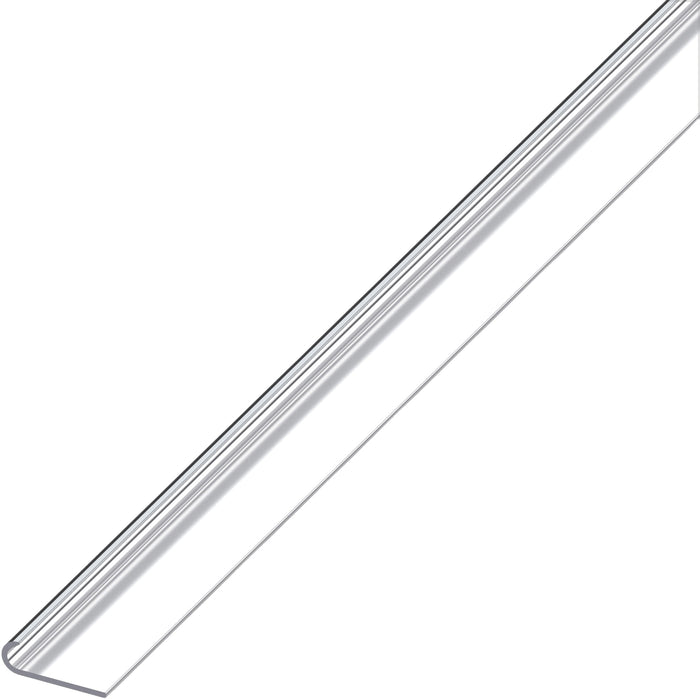 Alfer PROFILO PER BORDI UNGHIETTA ALLUMINIO Argento Cromato mm. 18x5,8x1 mt. 2 5.00 pz