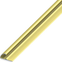 Alfer PROFILO PER BORDI AUTOADESIVO ALLUMINIO Ottone mm. 26x13 mt. 1 5.00 pz