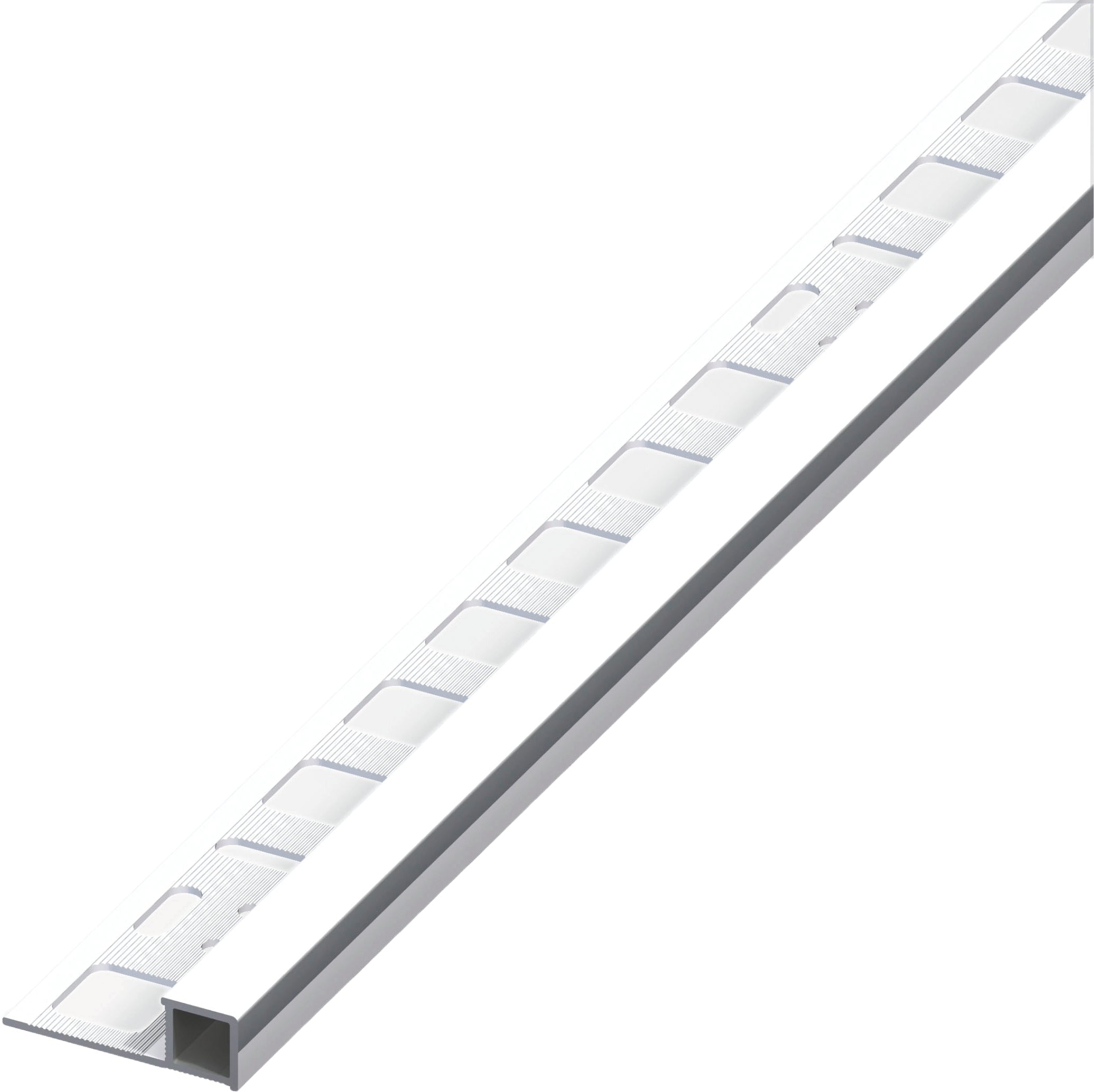 Alfer PROFILO QUADRATO CHIUSO JOLLY ALLUMINIO Argento Cromato mm. 12,5x2,5 mt. 5.00 pz