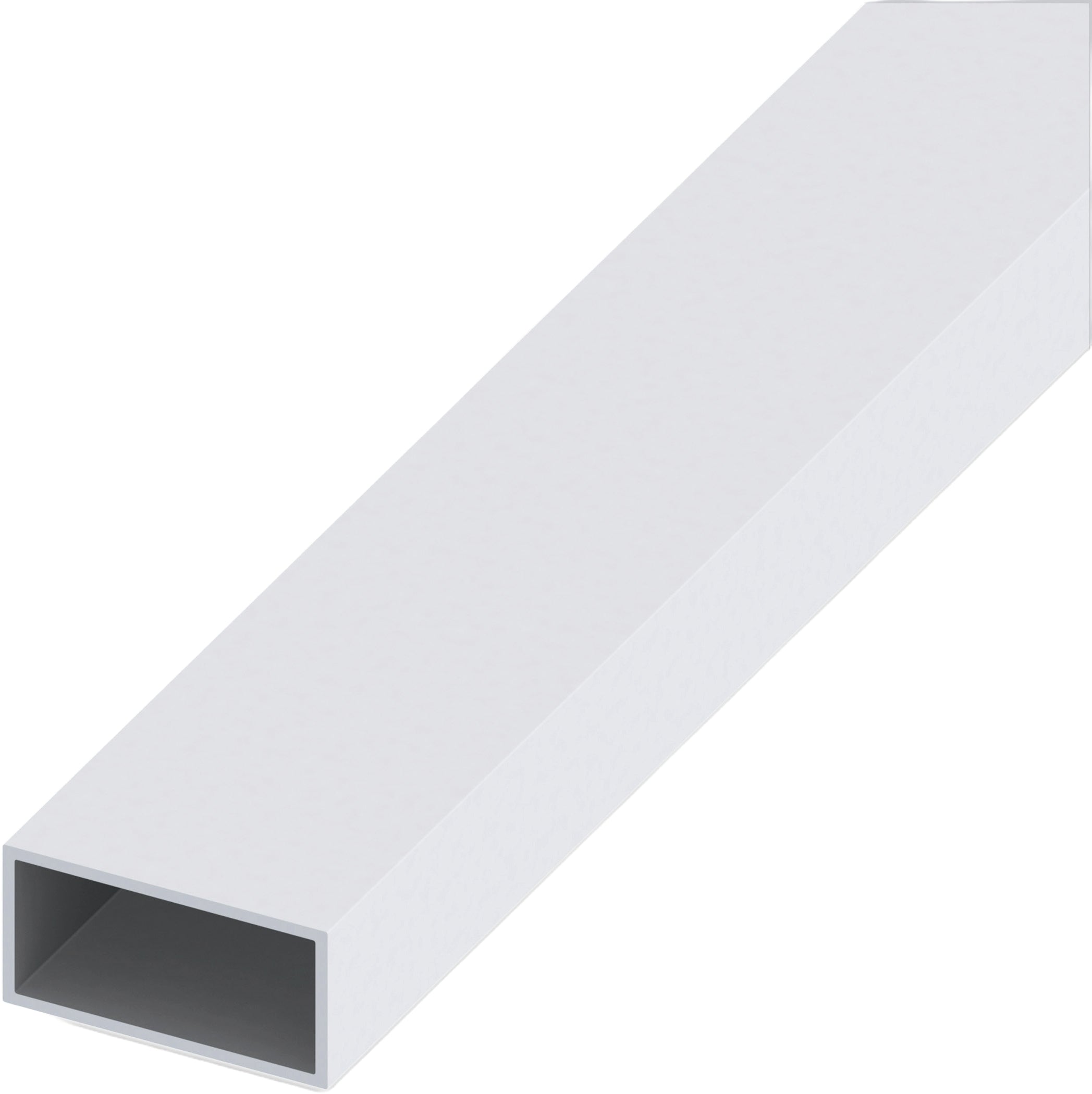 Alfer PROFILO TUBO RETTANGOLARE ALLUMINIO Argento Satinato mm. 20x10x1 mt. 1 5.00 pz