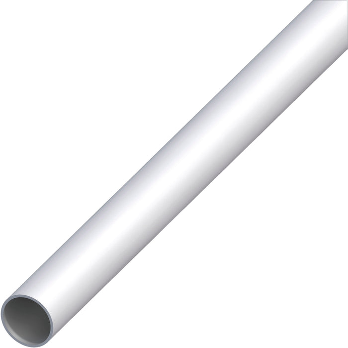 Alfer PROFILO TUBO TONDO ALLUMINIO Argento Satinato Ø mm. 25x1 mt. 1 5.00 pz