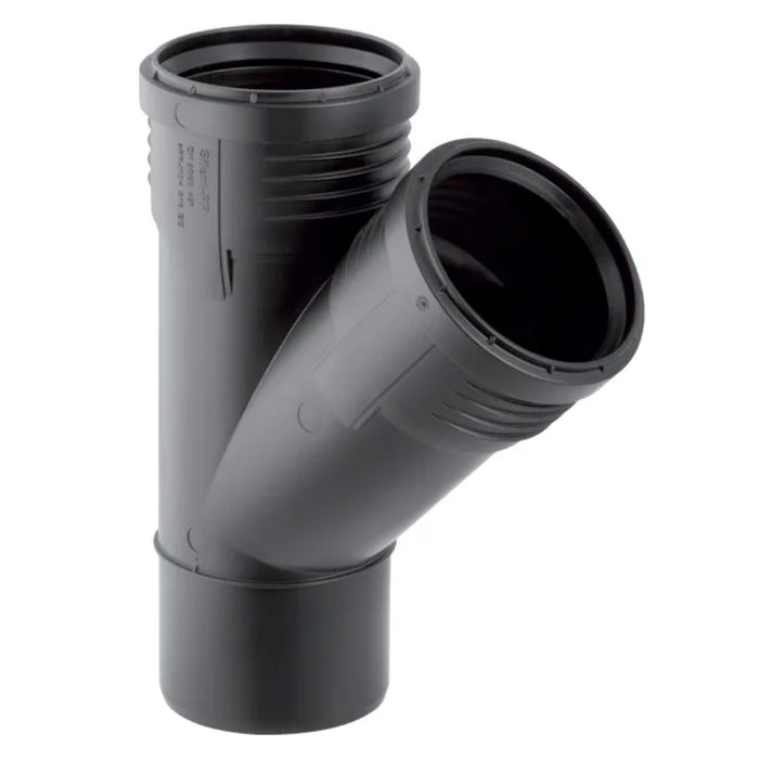 BRAGA 45  ° AD INNESTO IN PP CON GUARNIZIONE SERIE SILENT -  EE ¸75  - GBR