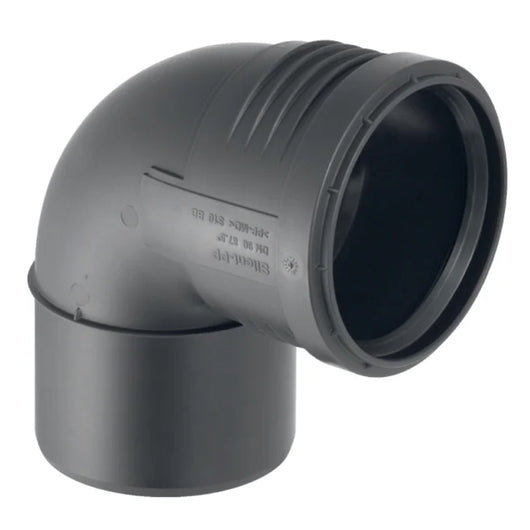 CURVA 875  ° AD INNESTO IN PP CON GUARNIZIONE SERIE SILENT -  EE ¸125  - GBR