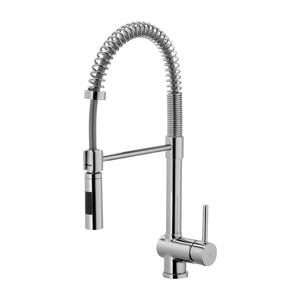 RUBINETTO MISCELATORE MONOCOMANDO CROMATO PER LAVELLO CON DOCCETTA SGANCIABILE SERIE STICK PROFESSIO - 3/8  - PAF