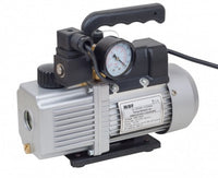 POMPA VUOTO BISTADIO CON ELETTROVALVOLA E VACUOMETRO LT56 - PORTATA LT/M 56 - DIM:305X123X230 MM  - MGF