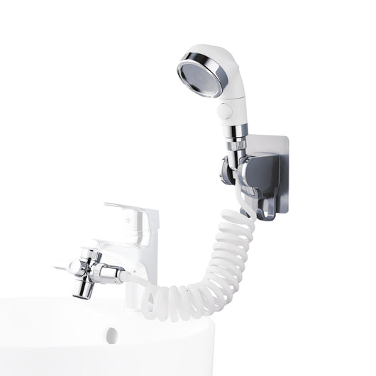 SET DOCCETTA IN ABS PER LAVABO DA BAGNO MODELLO FAST - ATTACCO FLESSIBILE 1/2. ATTACCO AERATORE M22  - AER