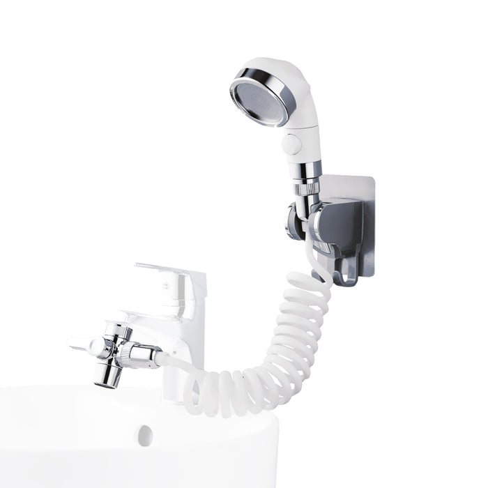 SET DOCCETTA IN ABS PER LAVABO DA BAGNO MODELLO FAST - ATTACCO FLESSIBILE 1/2. ATTACCO AERATORE M22  - AER