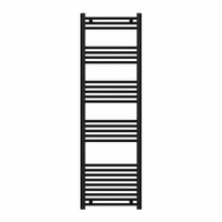 RADIATORE TERMOARREDO SCALDASALVIETTE NERO OPACO CON TUBOLARI Ø25MM MODELLO ELVIA - MM 1512X500 WATT 738 INT.450  - MAM