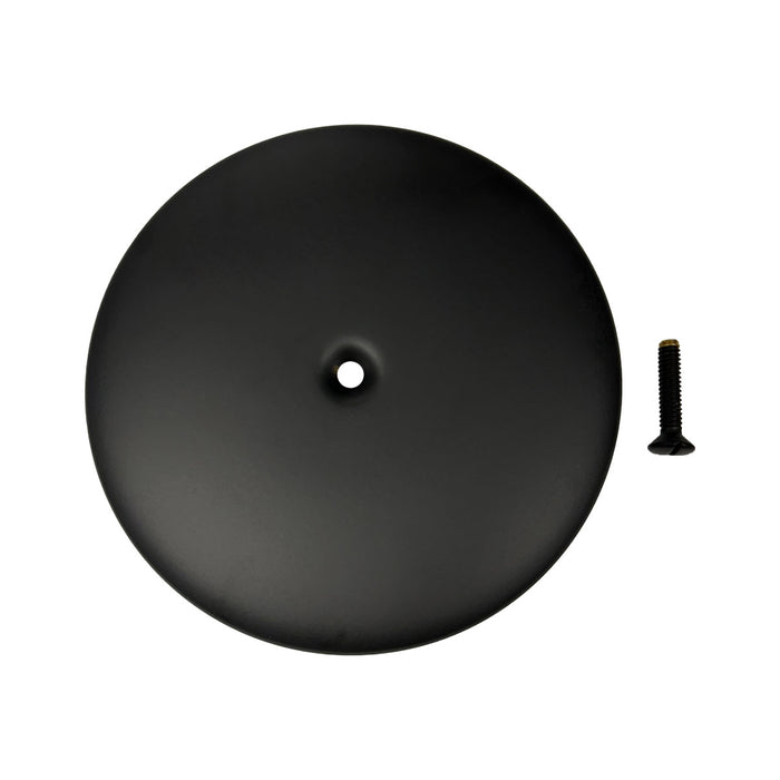 PIATTELLO PER POZZETTO A PAVIMENTO NERO OPACO - ø150 MM -  NERO OPACA  - POR